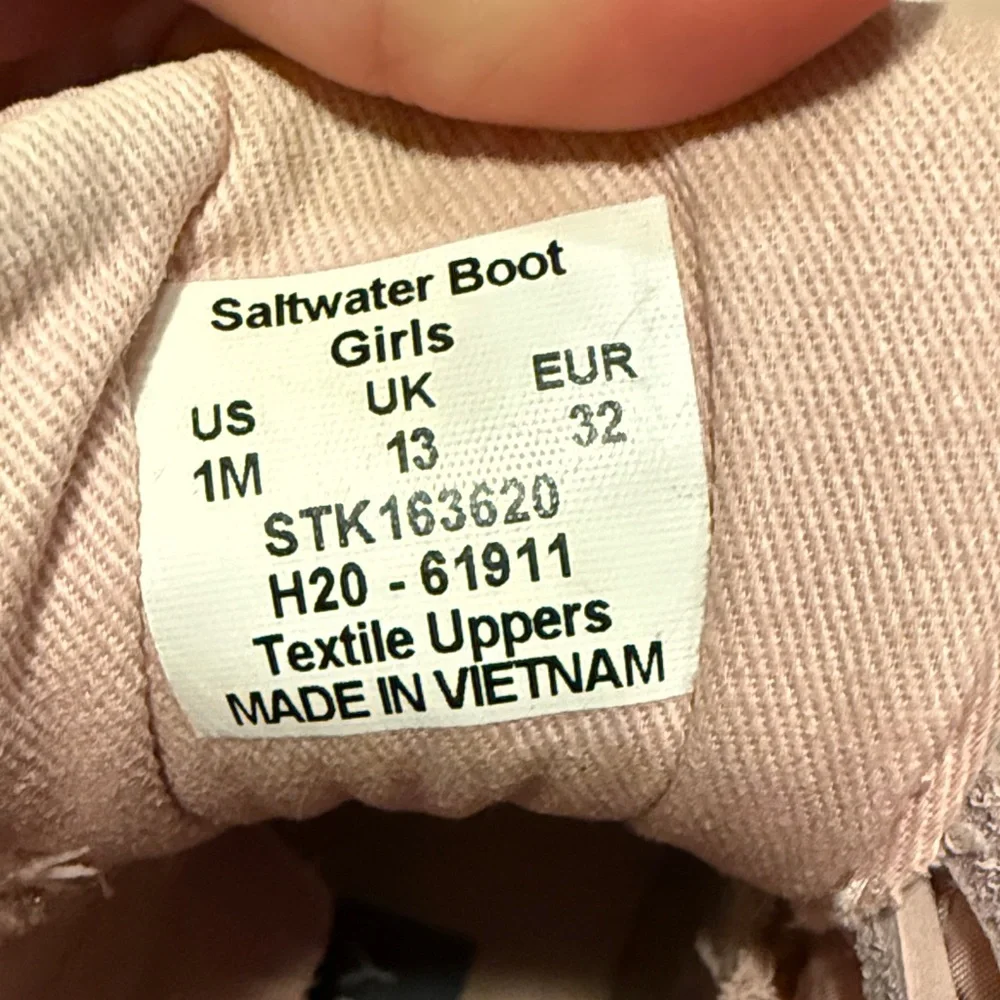 Sperry Kids Blush Pink Quilted Duck Boots